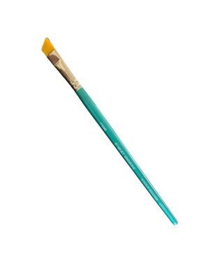 Robert Simmons Angle Shader CP57 Paint‎ Brush 3/8 Synthetic Watercolor Teal